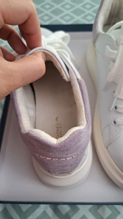 Pantofi sport dama din piele , TOSCA BLU