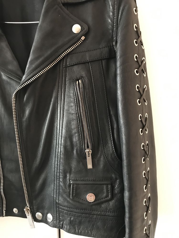 Кожено яке Massimo Dutti, The Kooples, Blauer, Allsaints