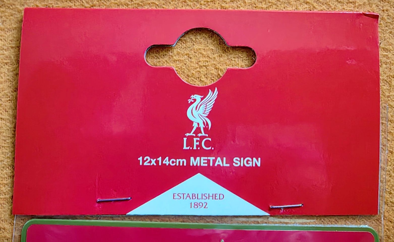 Liverpool FC метална табела за стъкло