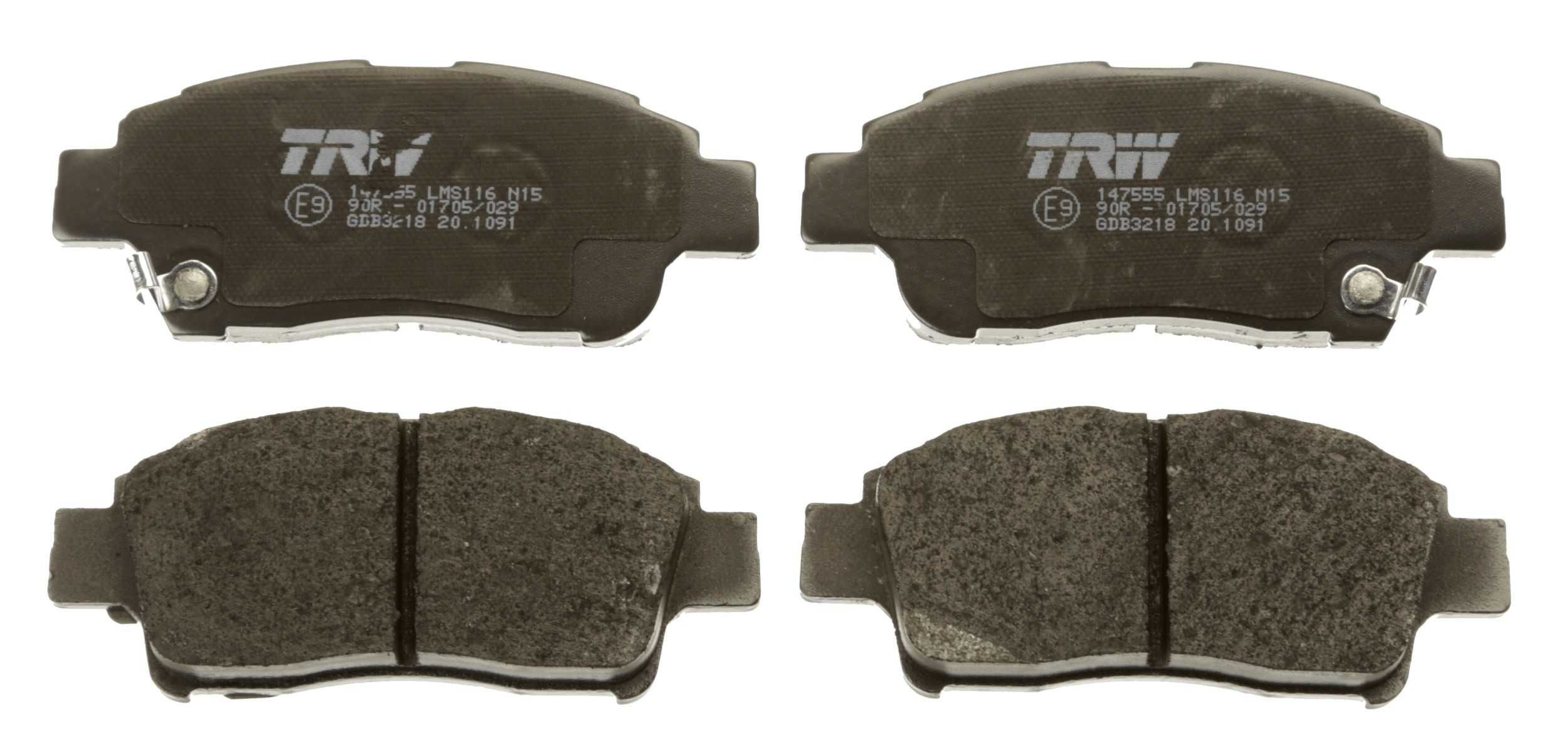Накладки Toyota Yaris НОВИ TRW GDB3218 за  (P1) 1.3 (NCP10, SCP12)