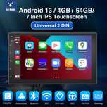 7” 2-DIN мултимедия с Android 13   64GB ROM  RAM 4GB