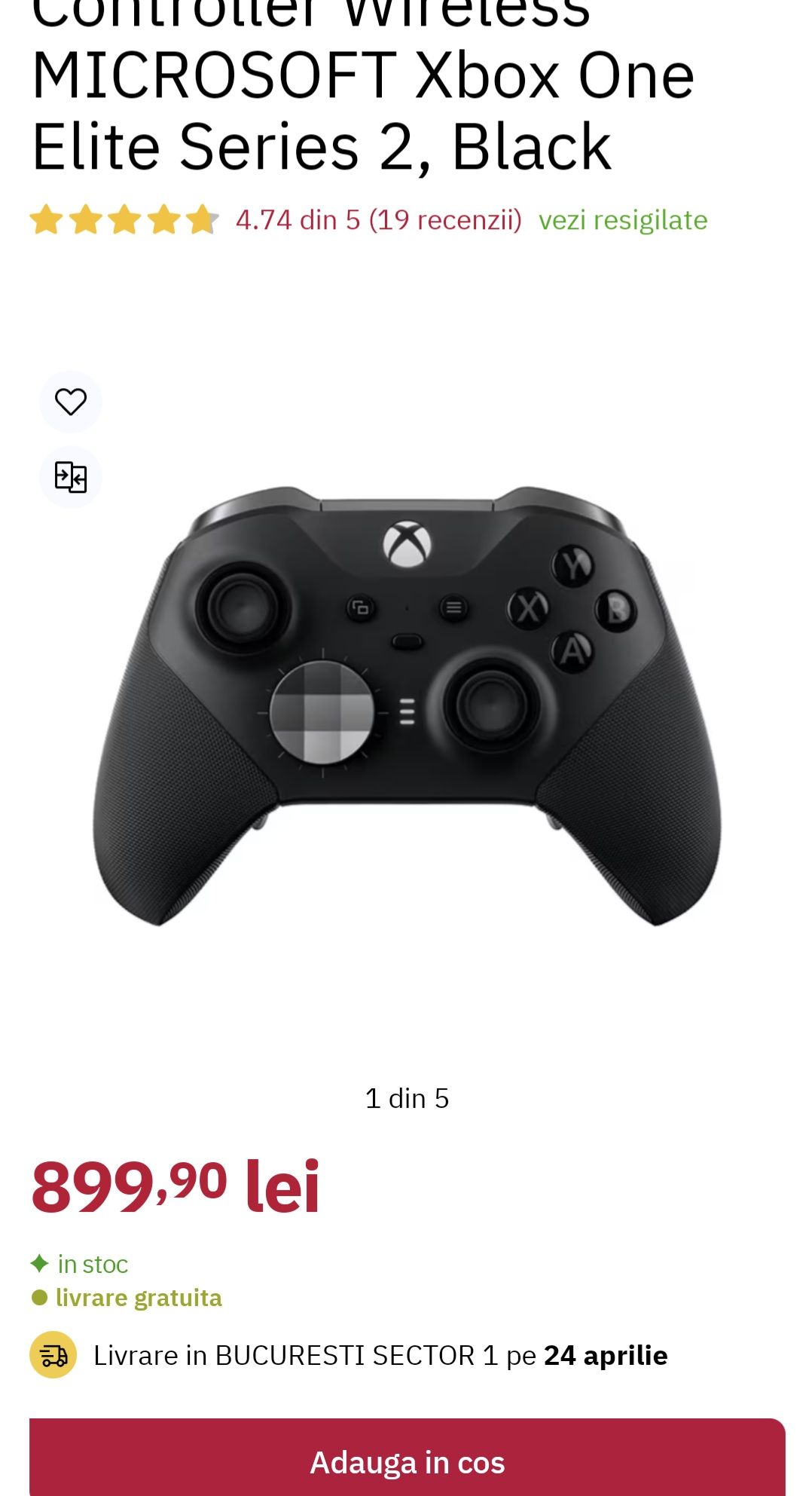 Controller Microsoft Xbox Elite 2