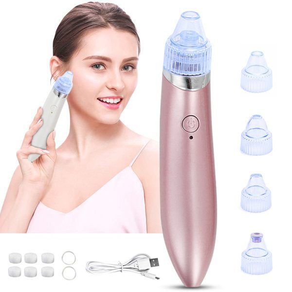 НЕМСКИ Вакуумен уред за почистване на лице – Skin care + ЛЕД ФЕНЕР