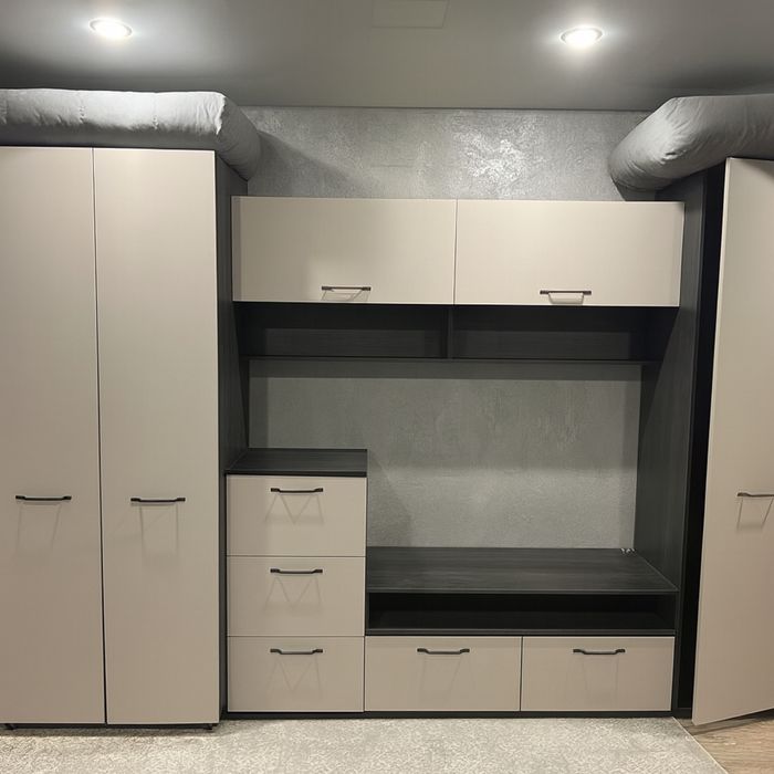 Стенка Шкаф для хола и зала с отверствием для большого телевизора