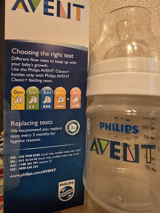 Set Pachet Philips Avent Classic + anti colic system