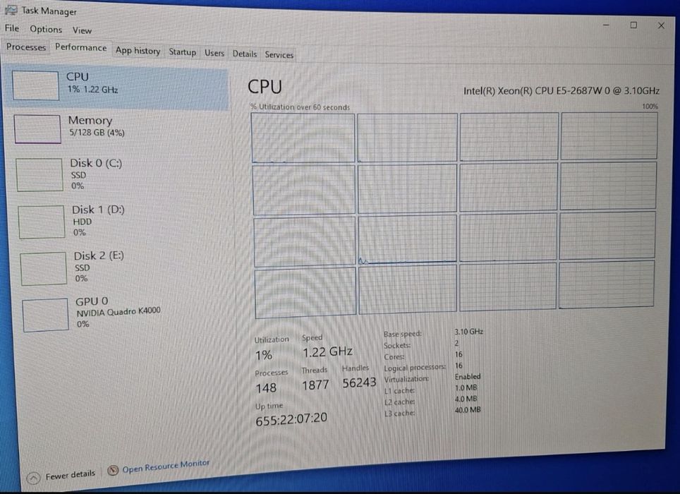 Statie de lucru / Workstation HP Z620