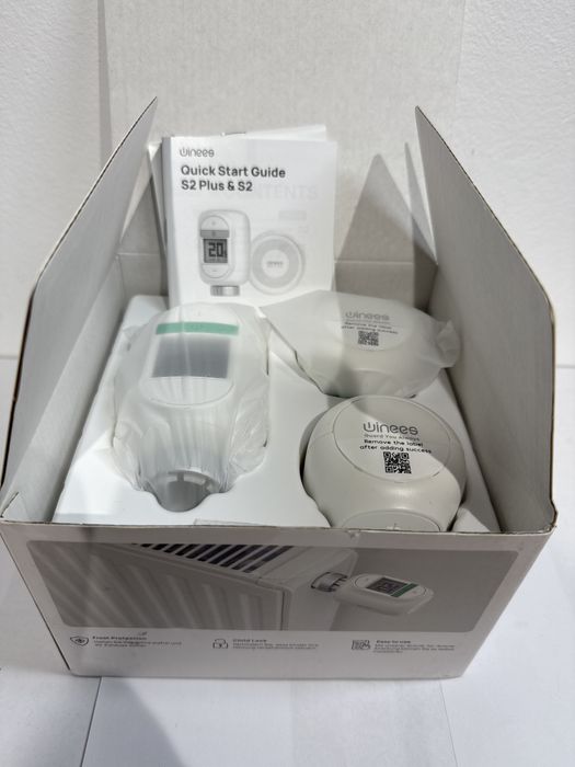 Termostat inteligent radiator Winees program,Alexa și Asistent Google