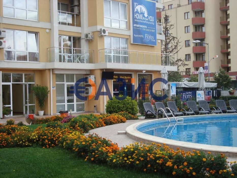 Двустаен апартамент в комплекс Флорес Парк, 80 кв.м., Слънчев бряг,