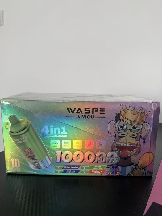 Vape 100k/100,000 de mii de puffuri 4 in 1 LIVRARE 2 zile