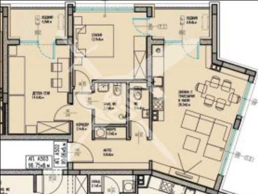 Продава се Тристаен апартамент в Бургас, Славейков - 102 кв.м за 1057 €/кв.м - Снимка #1