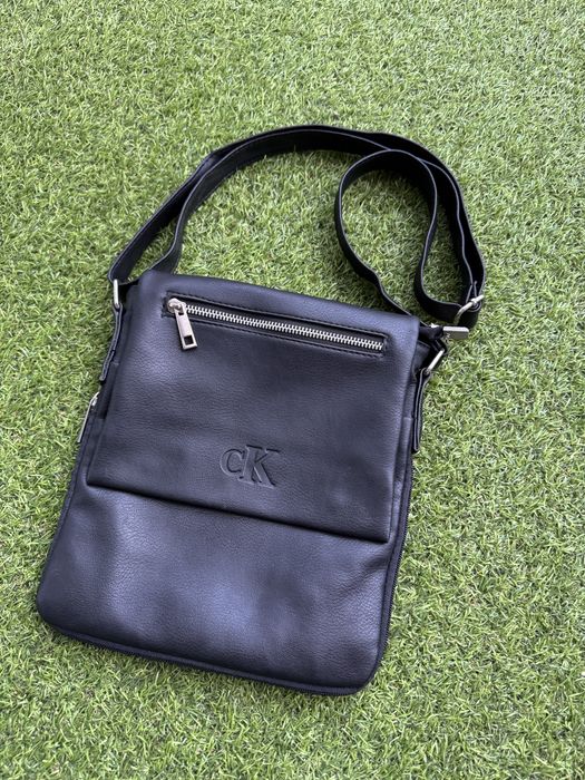 Кожена чанта Calvin Klein