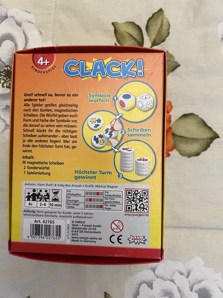 Clack joc pentru copii 4+