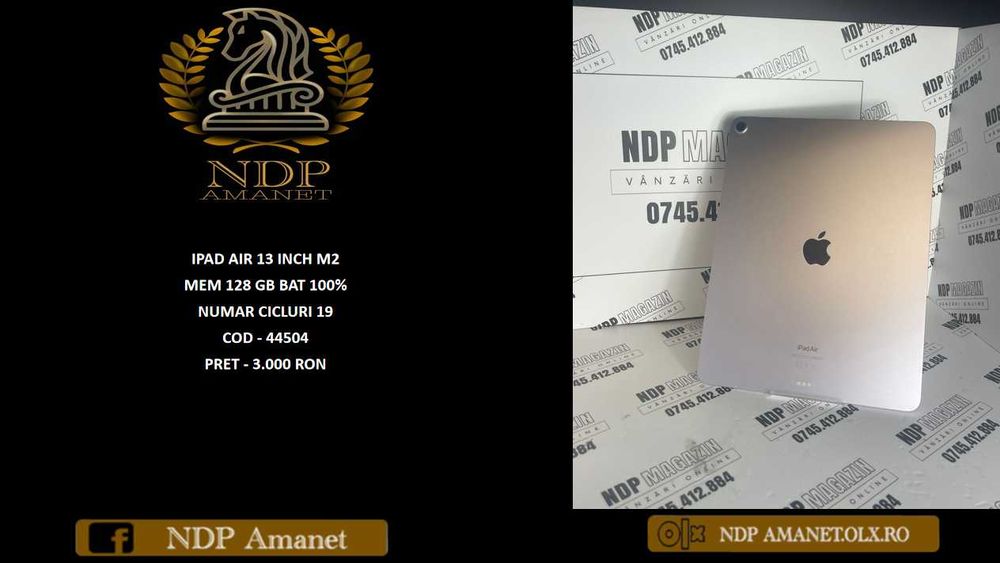 NDP Amanet NON-STOP Bld.Iuliu Maniu 69 IPAD AIR 13 INCH M2 (44504)