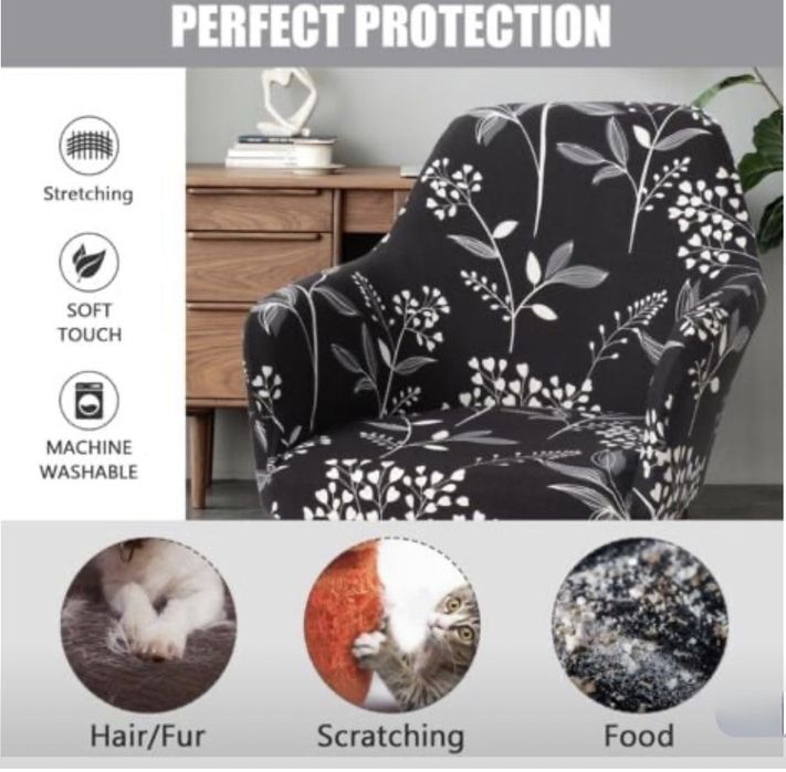 4 бр. Калъфи за кухненски столове с подлакътници.