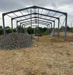 Vând hală metalică 15 m deschidere 20 m lungime 5 m înălțime din profi