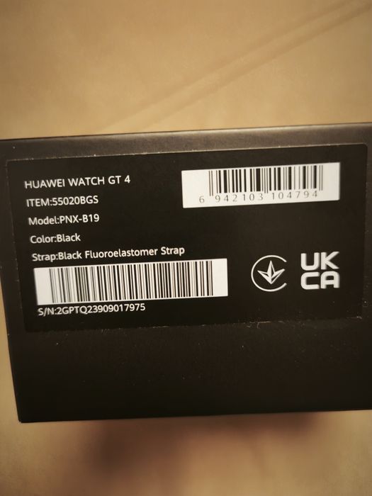 Смарт часовник HUAWEI WATCH GT 4 BLACK Black