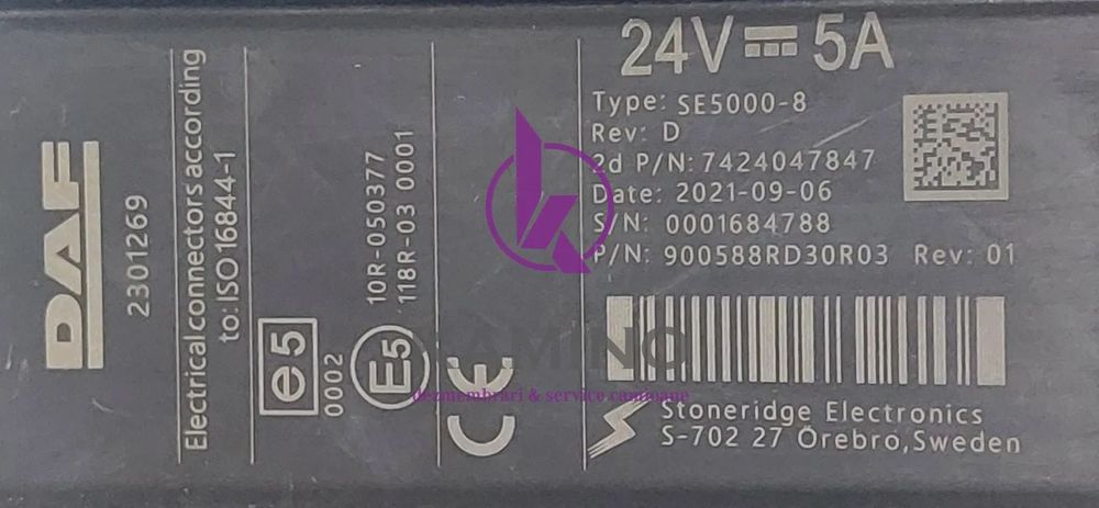 Tahograf Stoneridge Daf SE5000-8