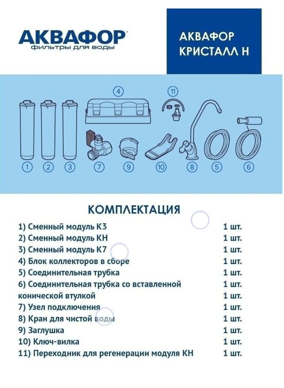 Аквафор Кристалл H