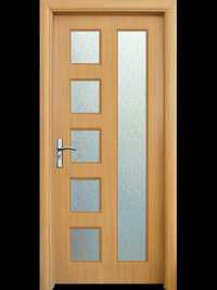 Интериорна HDF врата модел 048, цвят Светъл Дъб