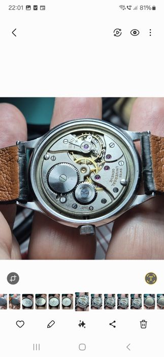 Ulrime preturi.Eberhard și Universal Geneve anii "40, rare