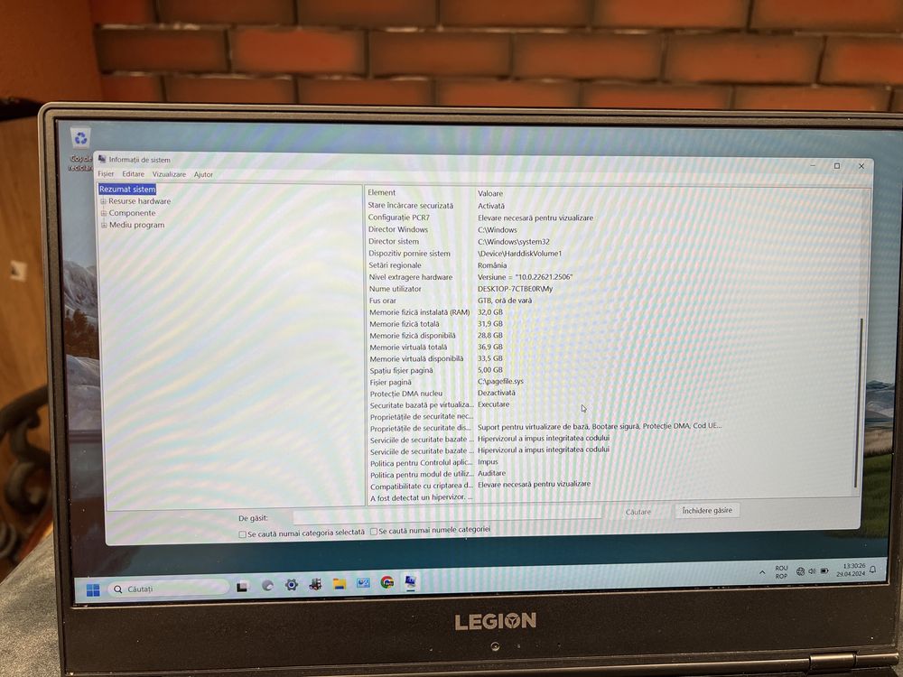 Lenovo Legion Y540  i7