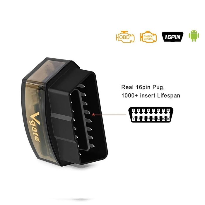 Diagnoza Auto Vgate iCar Pro, Bluetooth 3.0, Android, Multimarca, OBD2