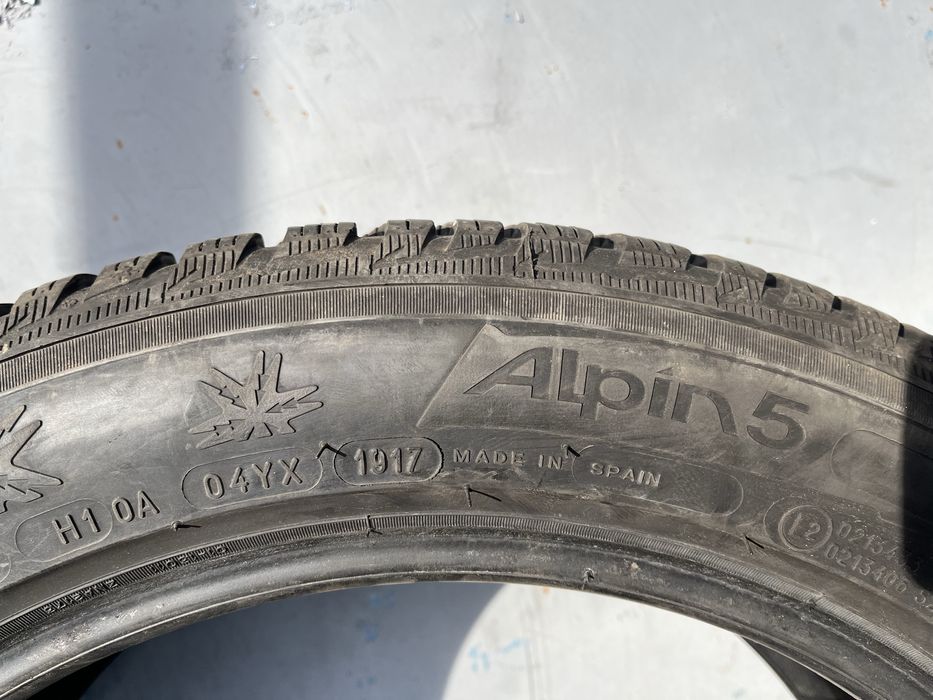 4 бр. зимни гуми 225/50/17 Michelin A5 6,5 mm DOT 1917