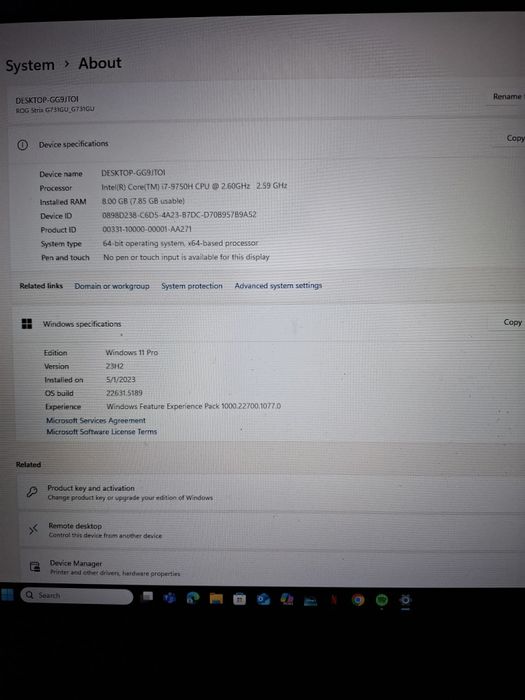 Laptop Gaming Asus Rog Strix