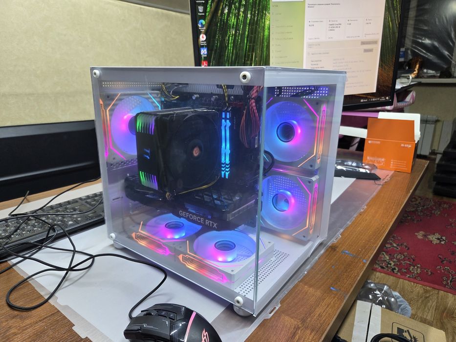 Компьютер Core i7-10700 /16GB DDR4/ RTX4060 /ssd 256Gb/ HDD 3tb