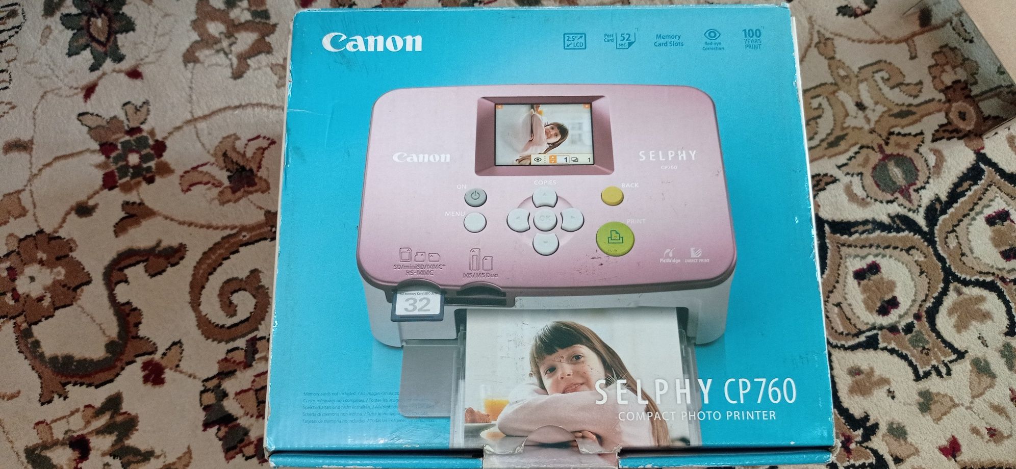 Продам цифравой мини фотопринтер Canon Selphy CP 760