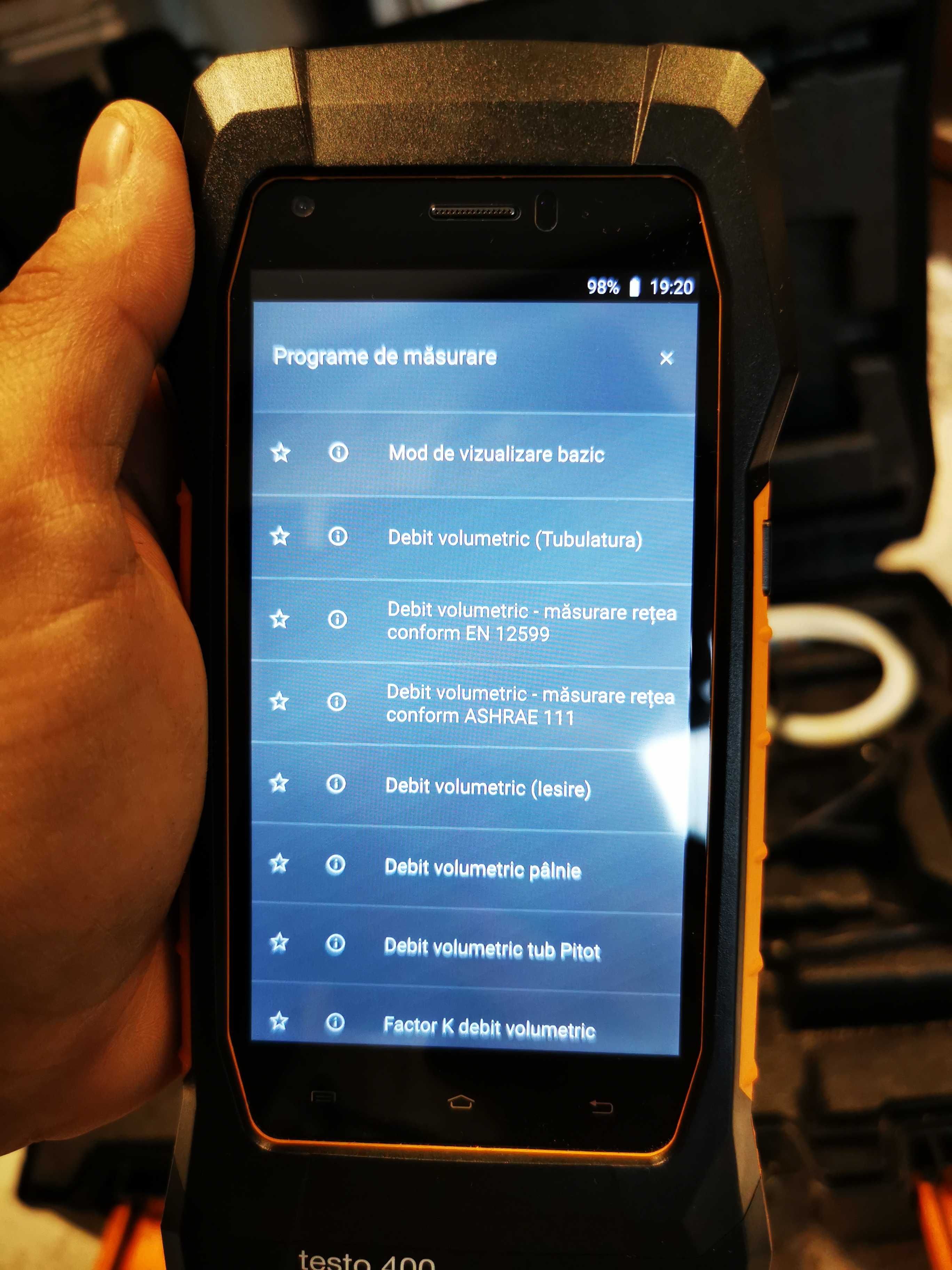 TESTO 400 tester multifunctional calitate aer, android