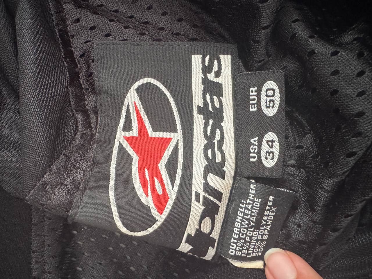 Alpinestars кожен екип яке (52) + панталон (50)