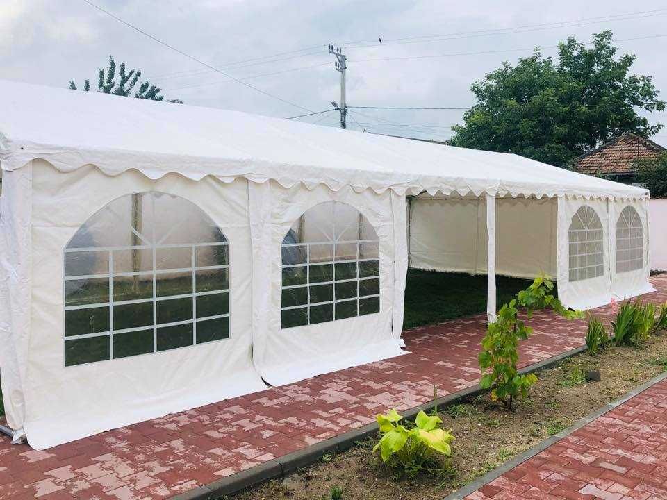 Cort Evenimente Economy, PVC alb, 6x14 m - ab