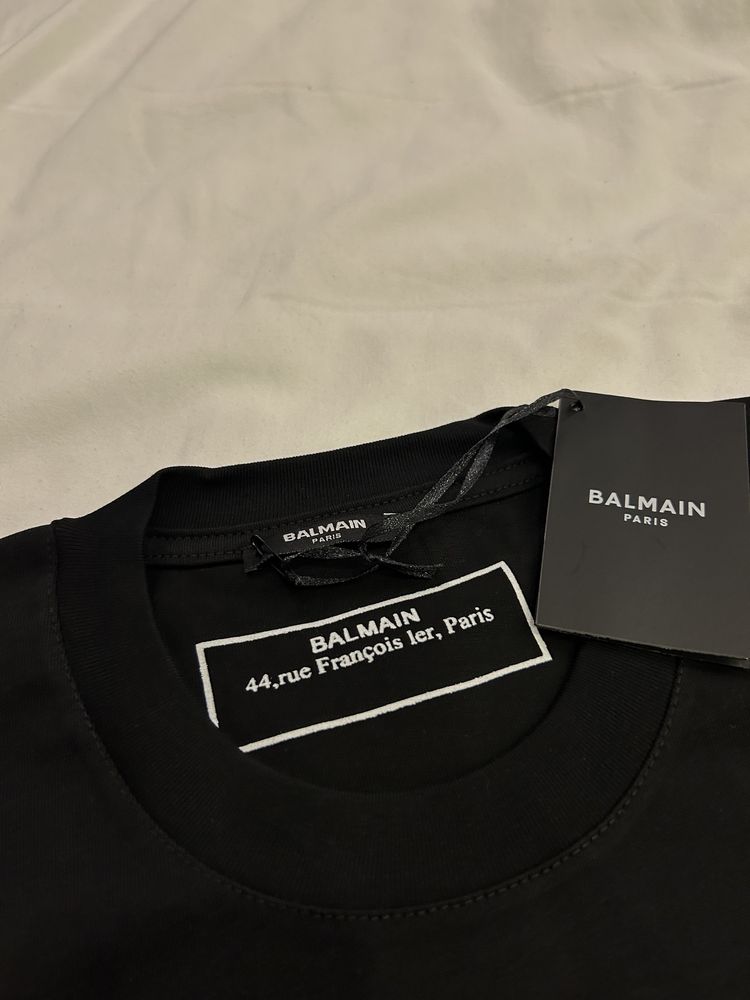 Tricou Balmain Negru L Premium 2024