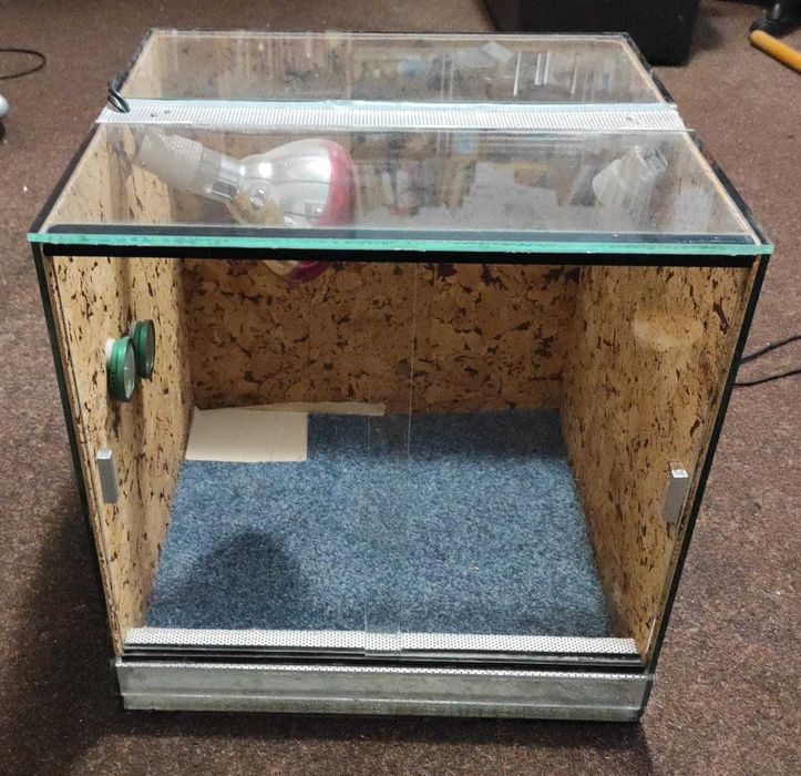 Terariu 100L + accesorii reptile
