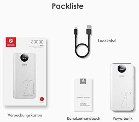 Нова външна батерия за телефон Преносимо зарядно устройство Power Bank
