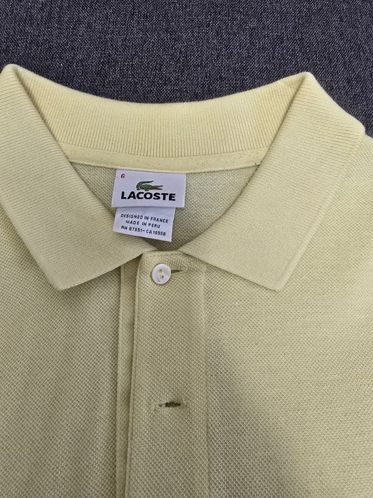 Tricou barbati Lacoste  marimea 6