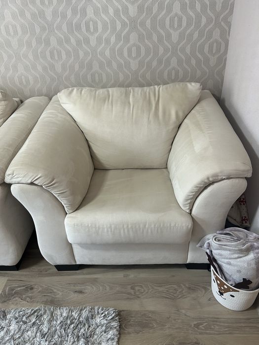 Ser Canapea extensibila + fotoliu