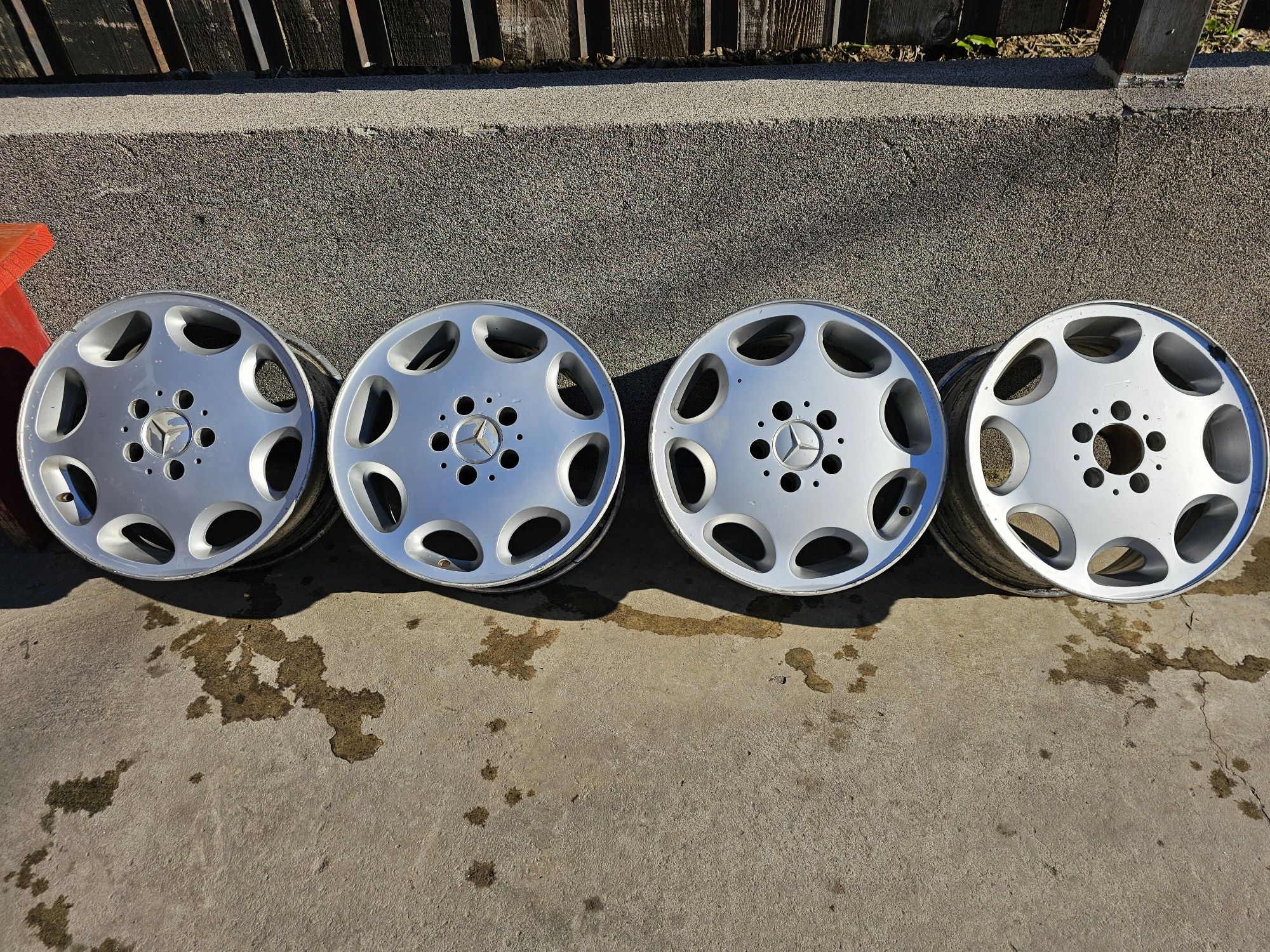 Jante R16 Mercedes W124 E500 originale 5x112 , Setup foarte RAR