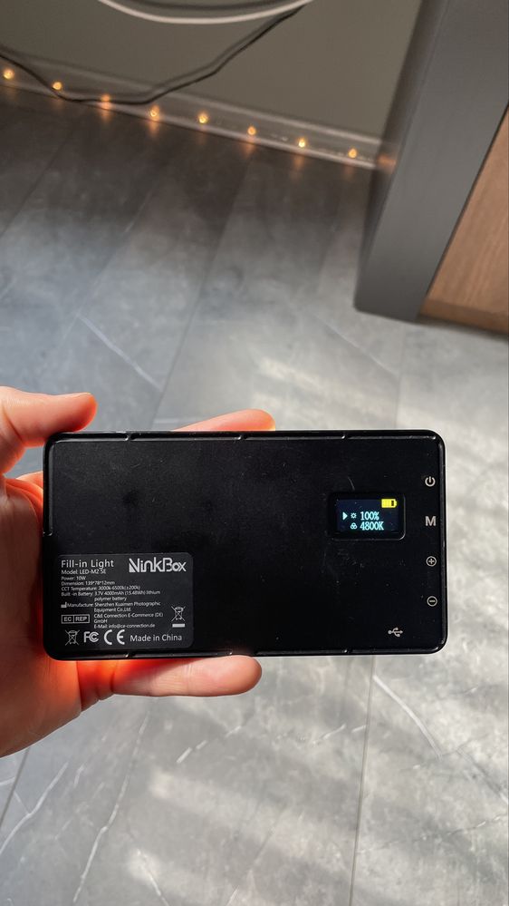 Лед освтление за Фото Видео Камера - NinkBox 3000K-6500K