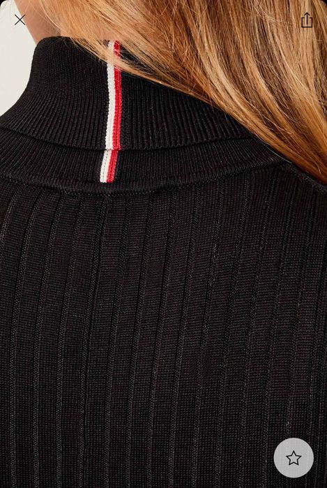 Рокля Tommy Hilfiger с добавка коприна, размер ХЛ