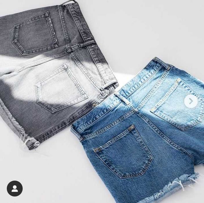 Blugi scurti gri/ albastri/albi  Zara