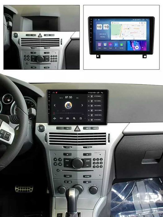 NAVIGATIE Android 14 Opel Astra H 2004 - 2014 1/8 Gb Waze + CAMERA