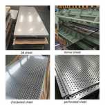 Tabla perforata dreapta sau ondulata/cutata. Producator cu livrare