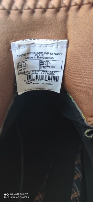 Мъжки непромокаеми обувки quechua