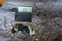 vand/schimb nintendo switch oled zelda edition 64 gb + joc