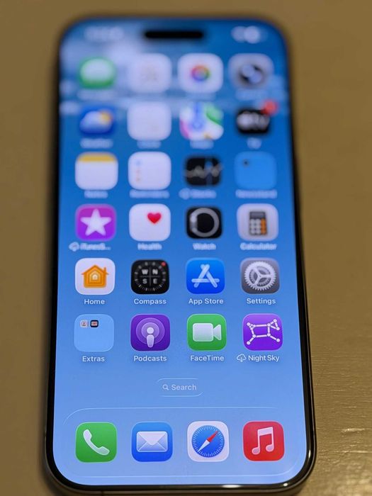 iPhone 15 Pro 128GB, Natural Titanium 90% Батерия Като нов! Гаранция!