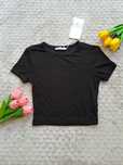 Къса тениска ZARA crop top
