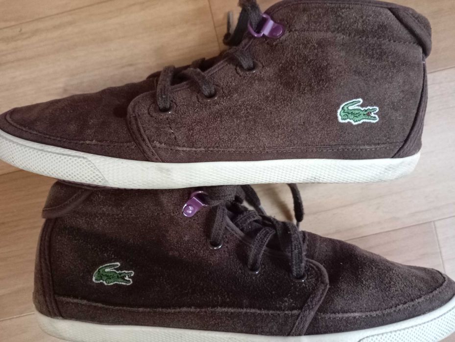 Боти естествен велур Lacoste