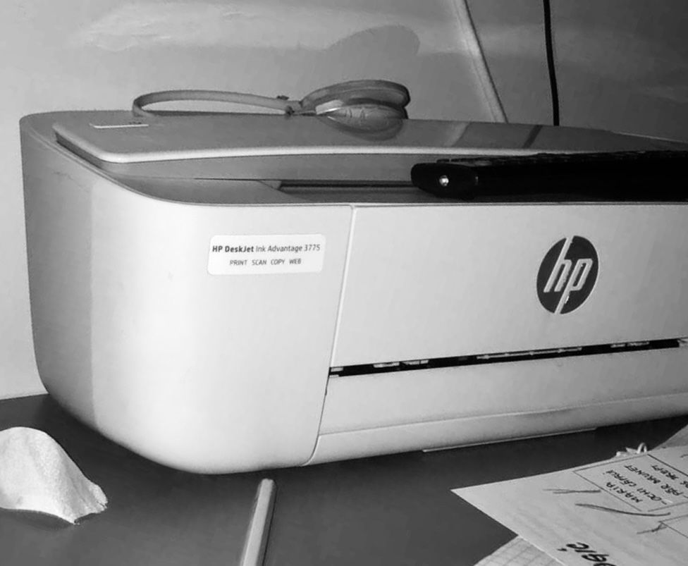Inkjet color HP DeskJet 3750 Wireless
